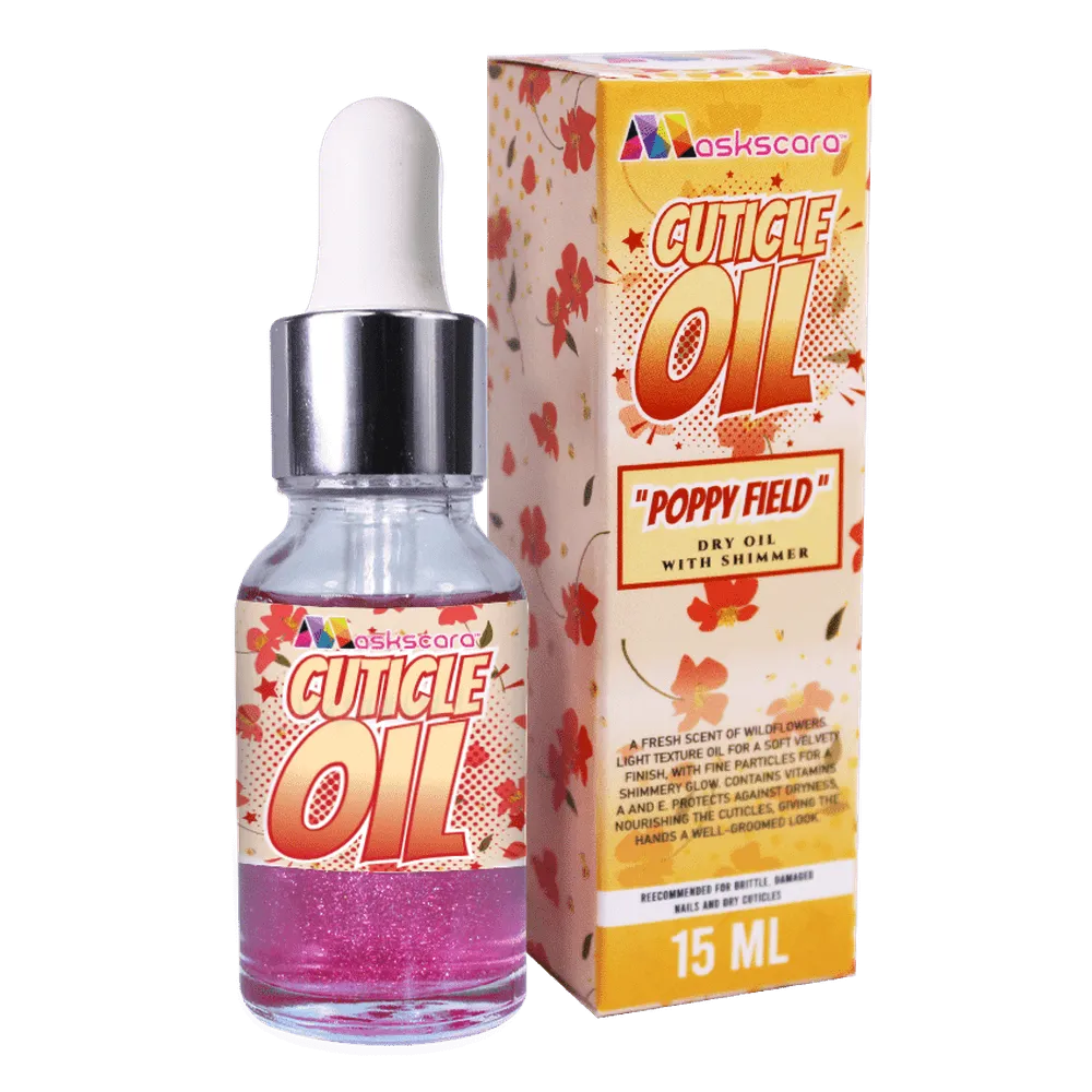 🎁 Dry Cuticle Oil With Shimmer - Poppy Field (100% off)