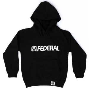 » Federal OG Logo Kids Hoodie - Black (100% off)
