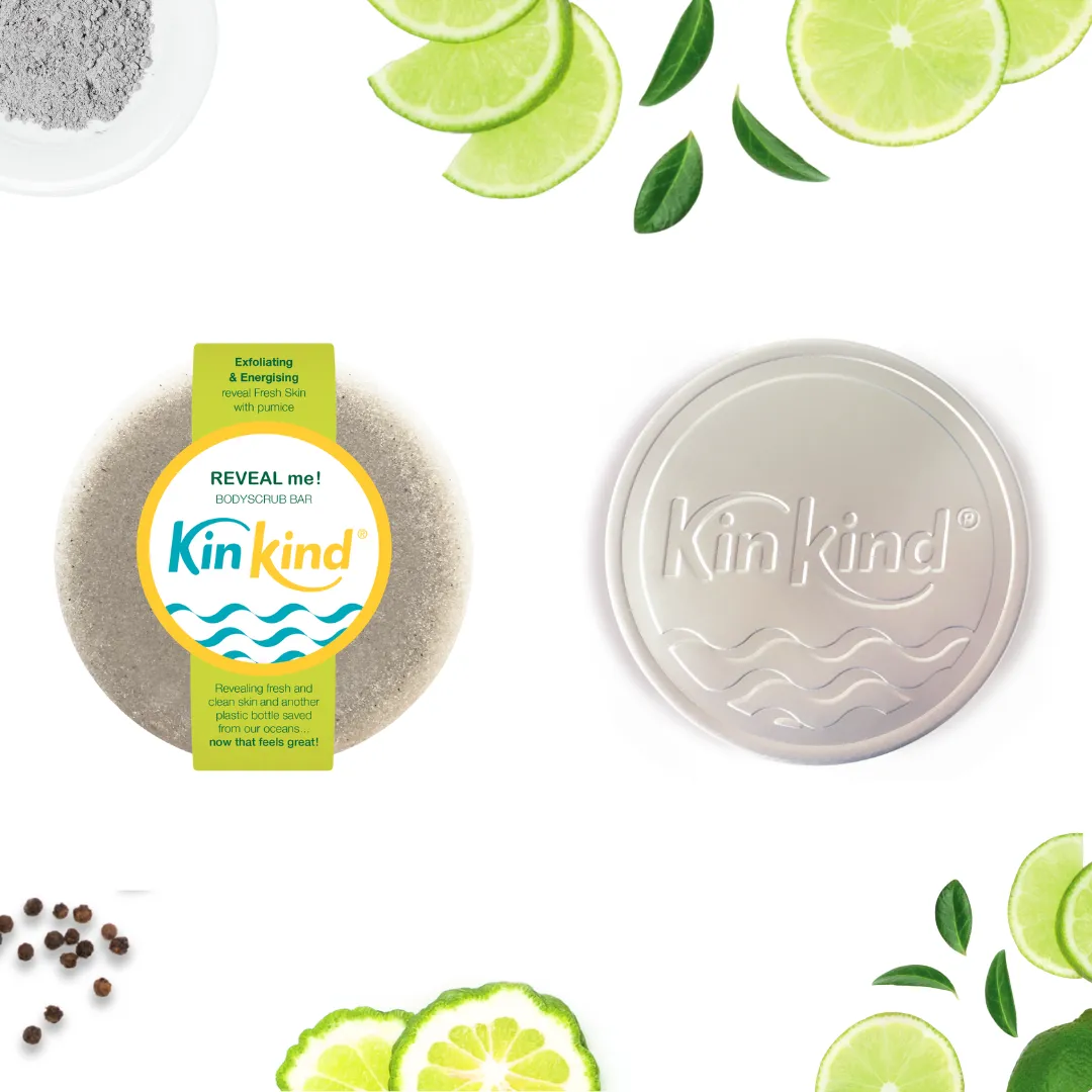 🎁 REVEAL me! Bodyscrub Bar & Storage Tin. Saves 1 plastic tube! (100% off)
