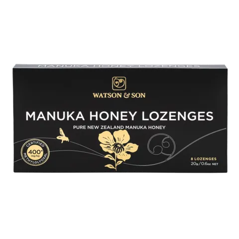 » Watson & Son Manuka Honey 400  Premium Black Label Lozenges (100% off)