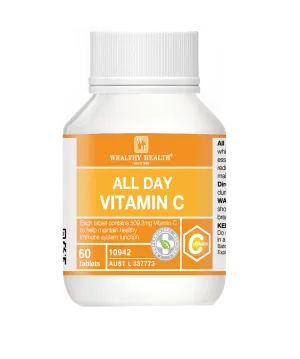 » Wealthy Health All Day Vitamin C 60 Tablets (100% off)