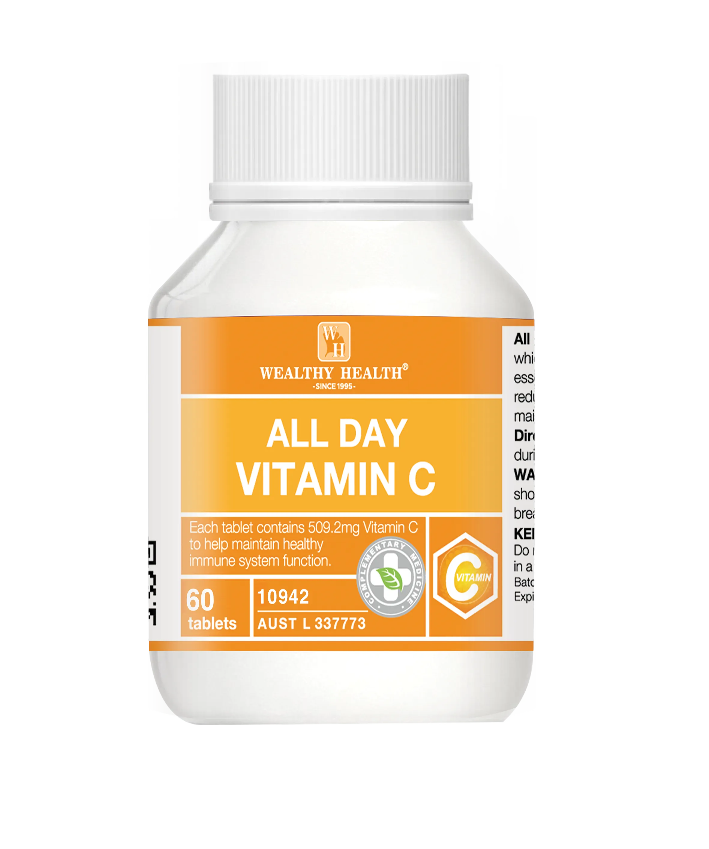 » Wealthy Health All Day Vitamin C 60 Tablets (100% off)