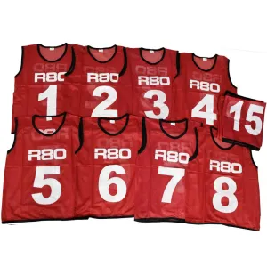 1-15 Numbered Training Bib Sets