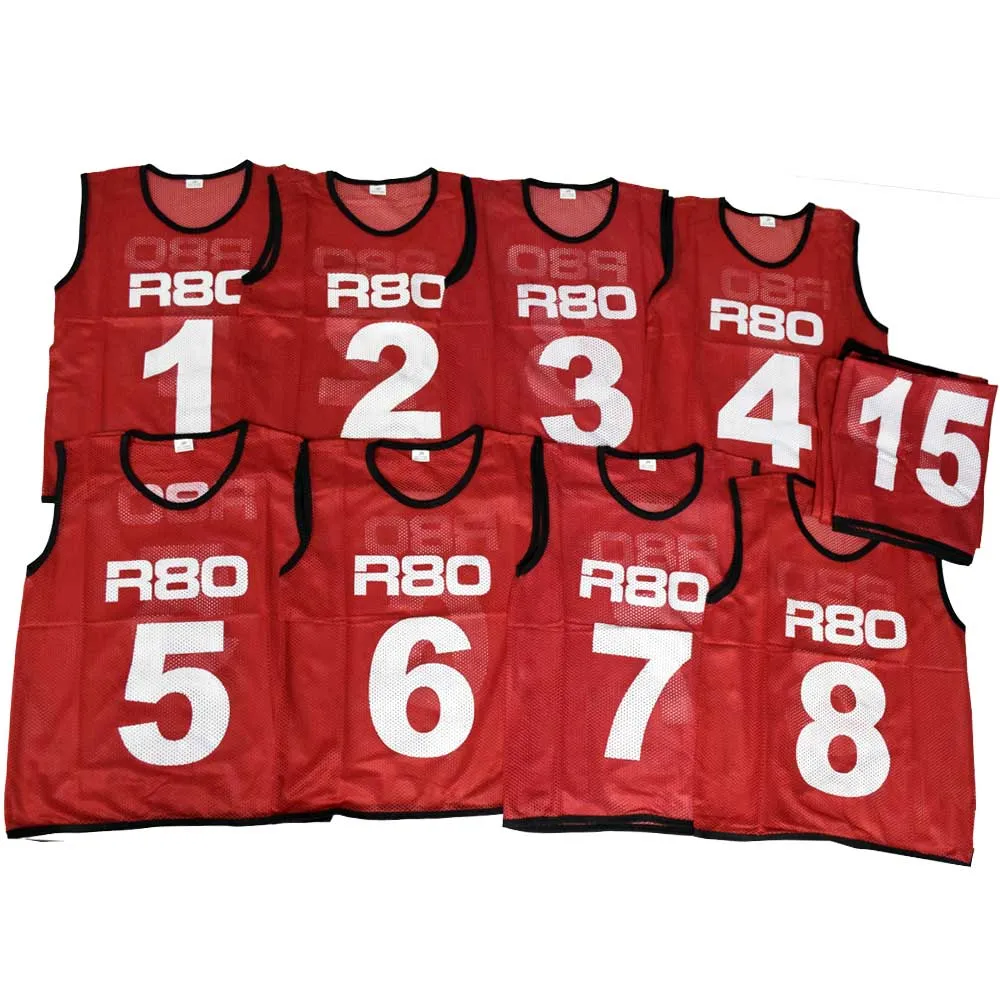 1-15 Numbered Training Bib Sets
