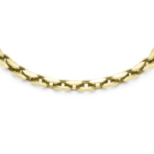 10k Yellow or White Gold Handmade Fashion Link Bracelet 7" - 9" 4.3mm