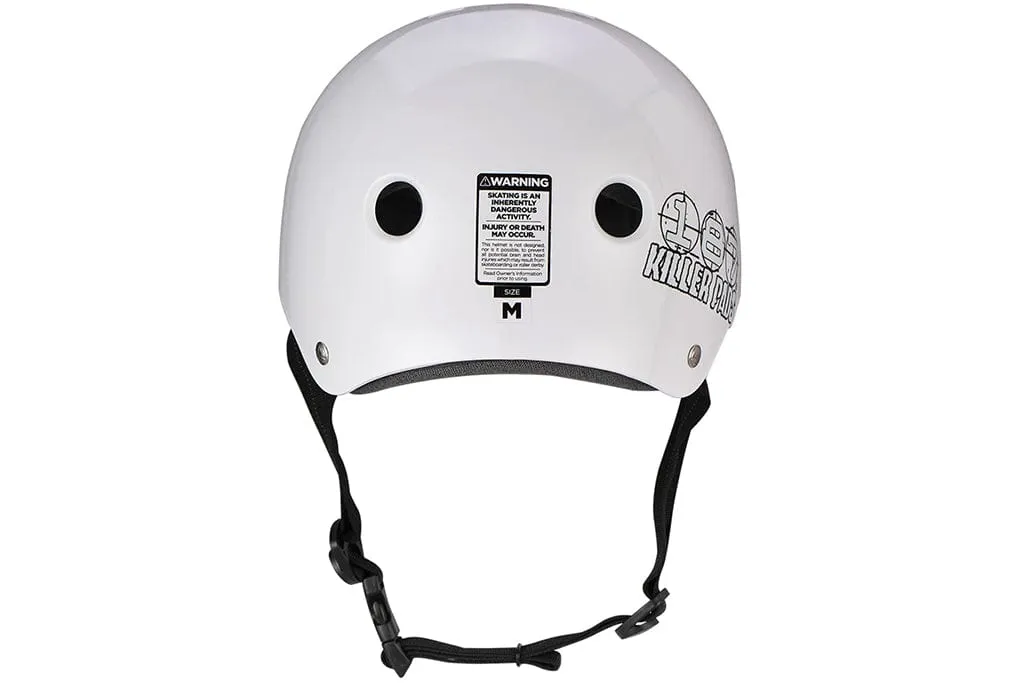 187 Pro Skate Helmet With Sweatsaver White