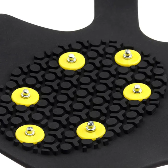 2-Pack: Unisex Attachable Anti Slip Anti-Skid Ice-Traction Cleats Over Shoe/Boot