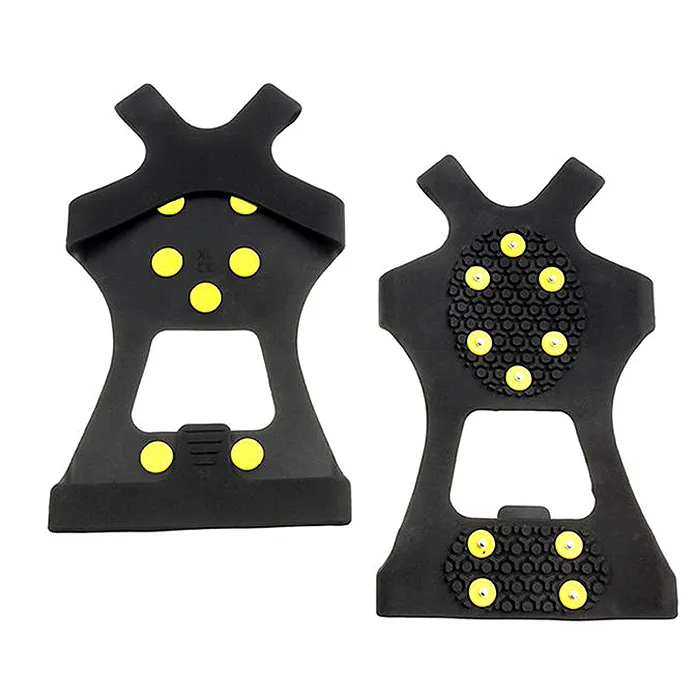 2-Pack: Unisex Attachable Anti Slip Anti-Skid Ice-Traction Cleats Over Shoe/Boot