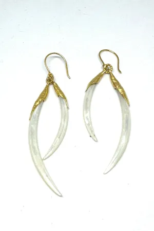 2 Play Mother of Pearl Elegant Shard Earrings