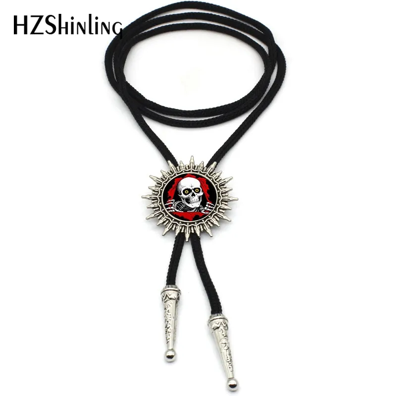 2017 Western Bolo Tie Antique Design Skull  Cowboy Bolo Tie for Men Neck Tie Suit Shirt Accessories Slide Adjustable