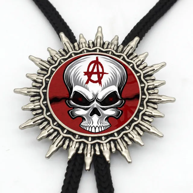 2017 Western Bolo Tie Antique Design Skull  Cowboy Bolo Tie for Men Neck Tie Suit Shirt Accessories Slide Adjustable