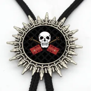 2017 Western Bolo Tie Antique Design Skull  Cowboy Bolo Tie for Men Neck Tie Suit Shirt Accessories Slide Adjustable