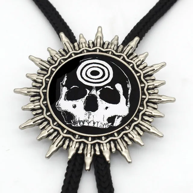 2017 Western Bolo Tie Antique Design Skull  Cowboy Bolo Tie for Men Neck Tie Suit Shirt Accessories Slide Adjustable