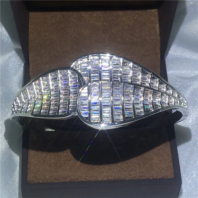 27 Styles Handmade bangle White Gold Filled Party bracelets Bangles