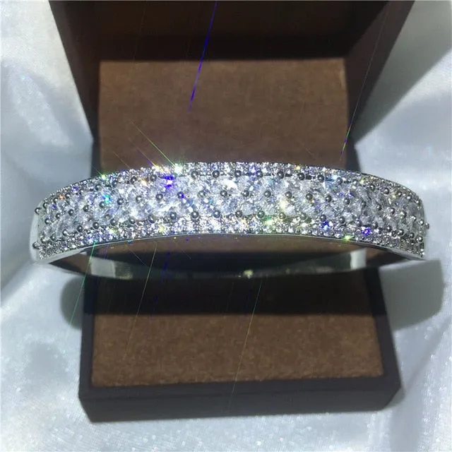 27 Styles Handmade bangle White Gold Filled Party bracelets Bangles
