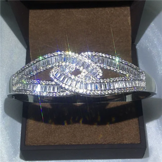 27 Styles Handmade bangle White Gold Filled Party bracelets Bangles