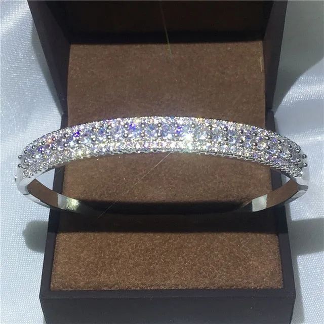 27 Styles Handmade bangle White Gold Filled Party bracelets Bangles