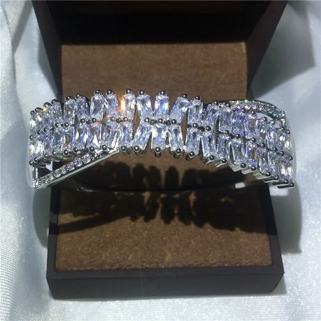 27 Styles Handmade bangle White Gold Filled Party bracelets Bangles