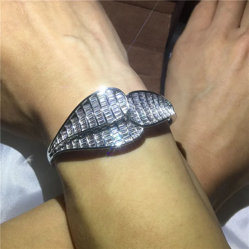 27 Styles Handmade bangle White Gold Filled Party bracelets Bangles