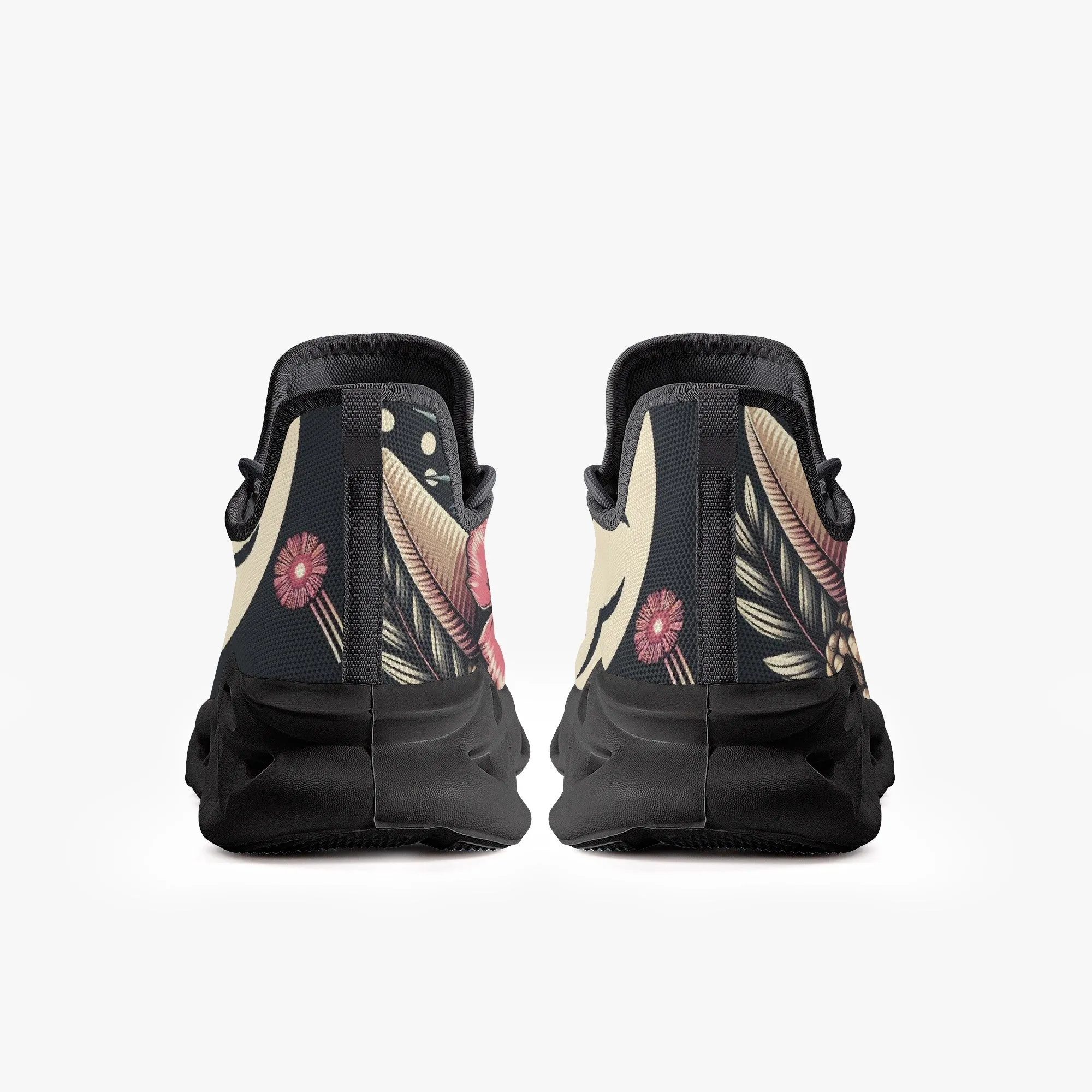 312. Bounce Mesh Knit Sneakers - Black