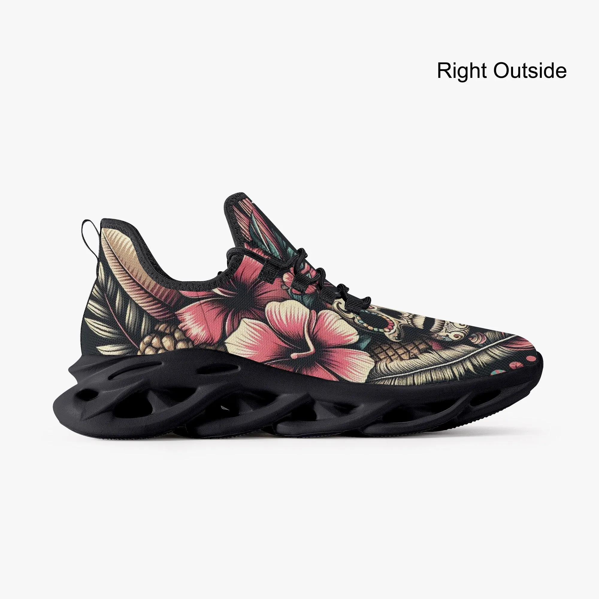 312. Bounce Mesh Knit Sneakers - Black