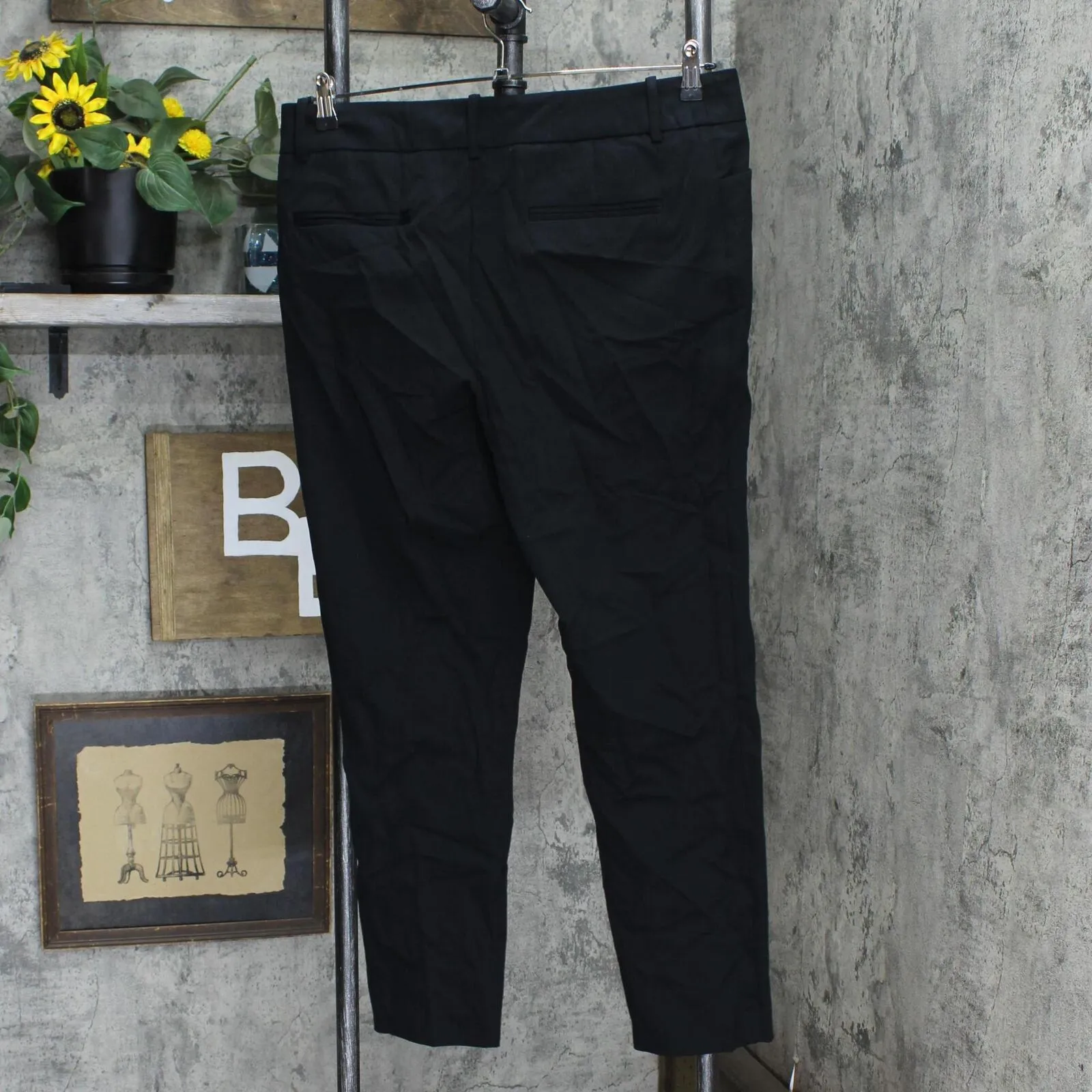 A New Day Women's Bi-Stretch Skinny High Rise Ankle Dress Pants 534491 Black 14