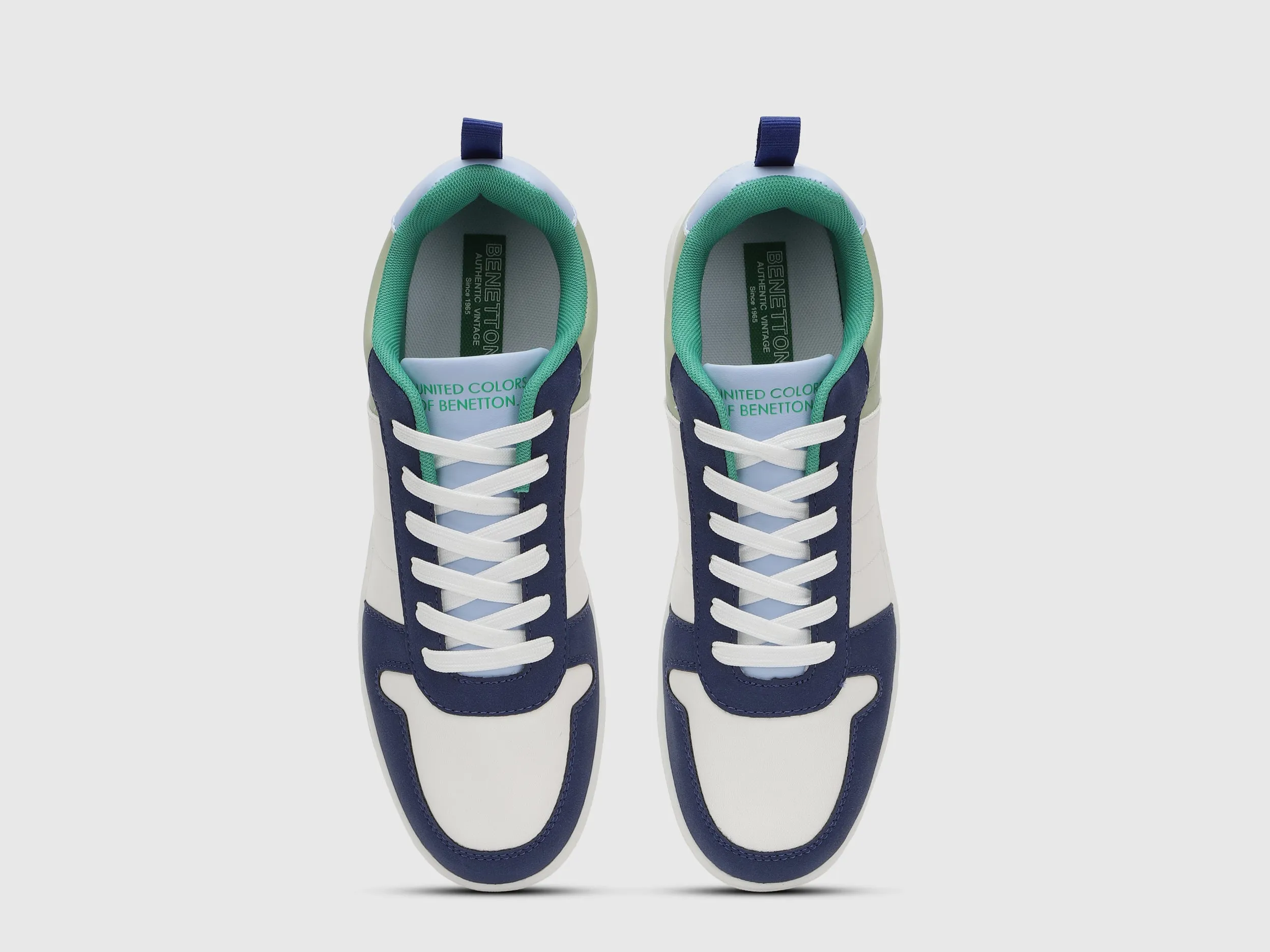 Abstract Pattern Lace-Up Sneakers