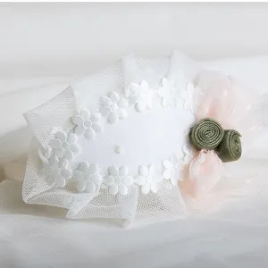 ABUELA TATA - Ceremony Lace Layla Hairband - Cream
