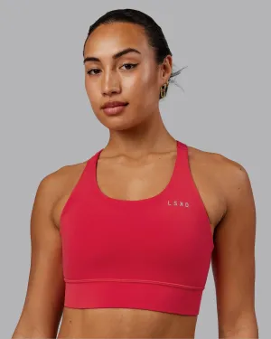 Accelerate Sports Bra - Scarlet