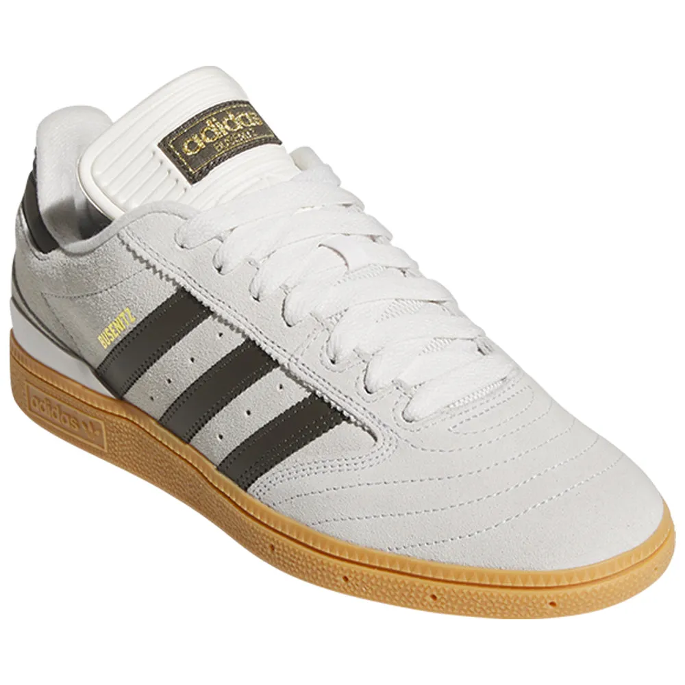 Adidas Busenitz Shoes Crystal White/Shadow Olive/Gum