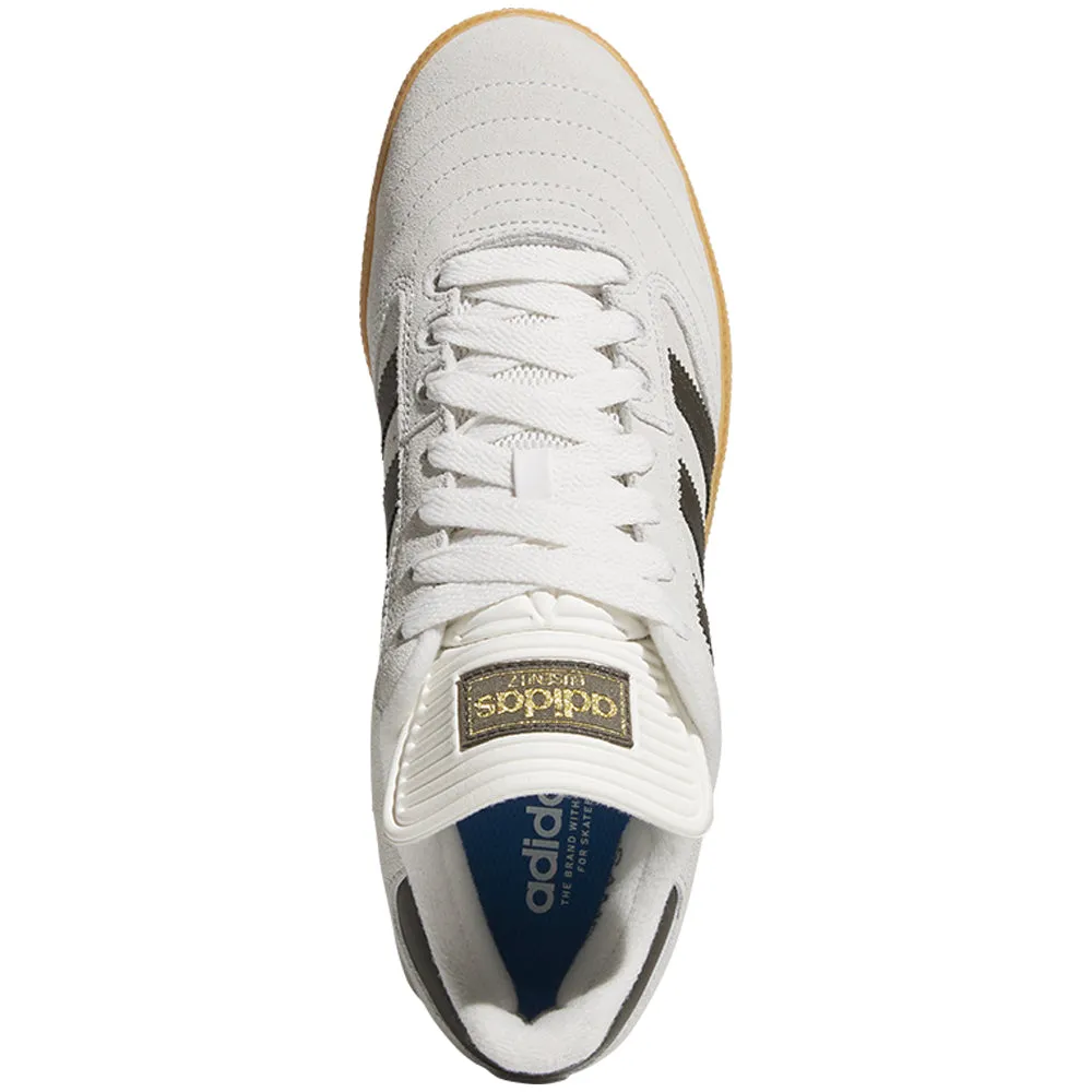 Adidas Busenitz Shoes Crystal White/Shadow Olive/Gum