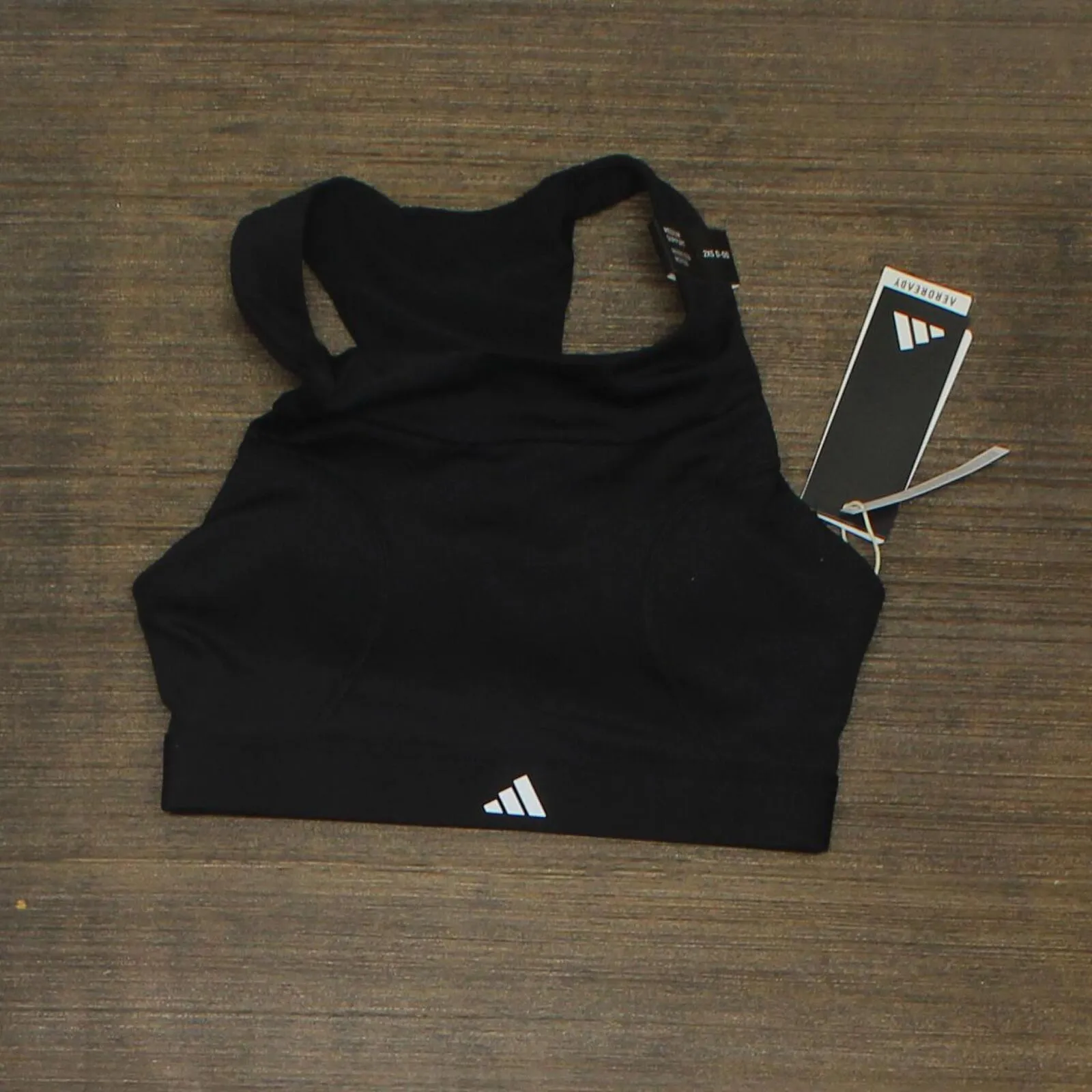 Adidas Womens Running Medium Support Bra Black 2XS D-DD