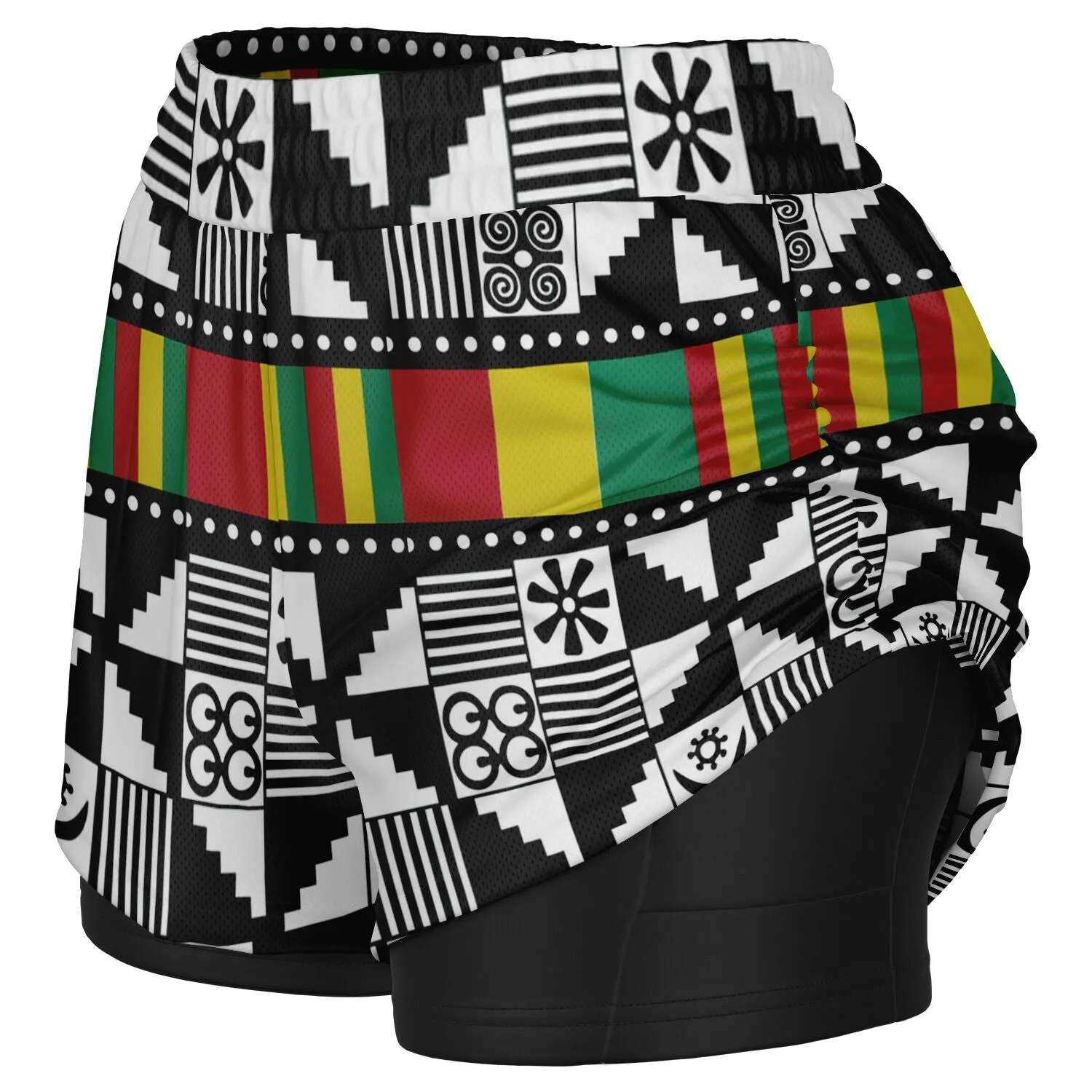 Adinkra Women's 2-in-1 Shorts