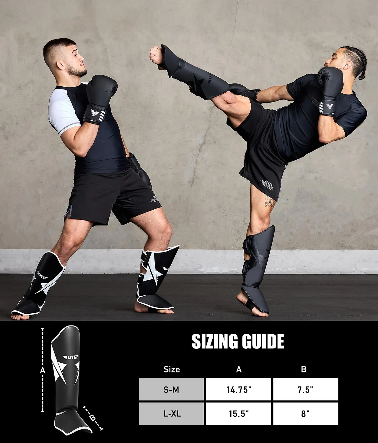 Adults' Star White Training Shin Guards
