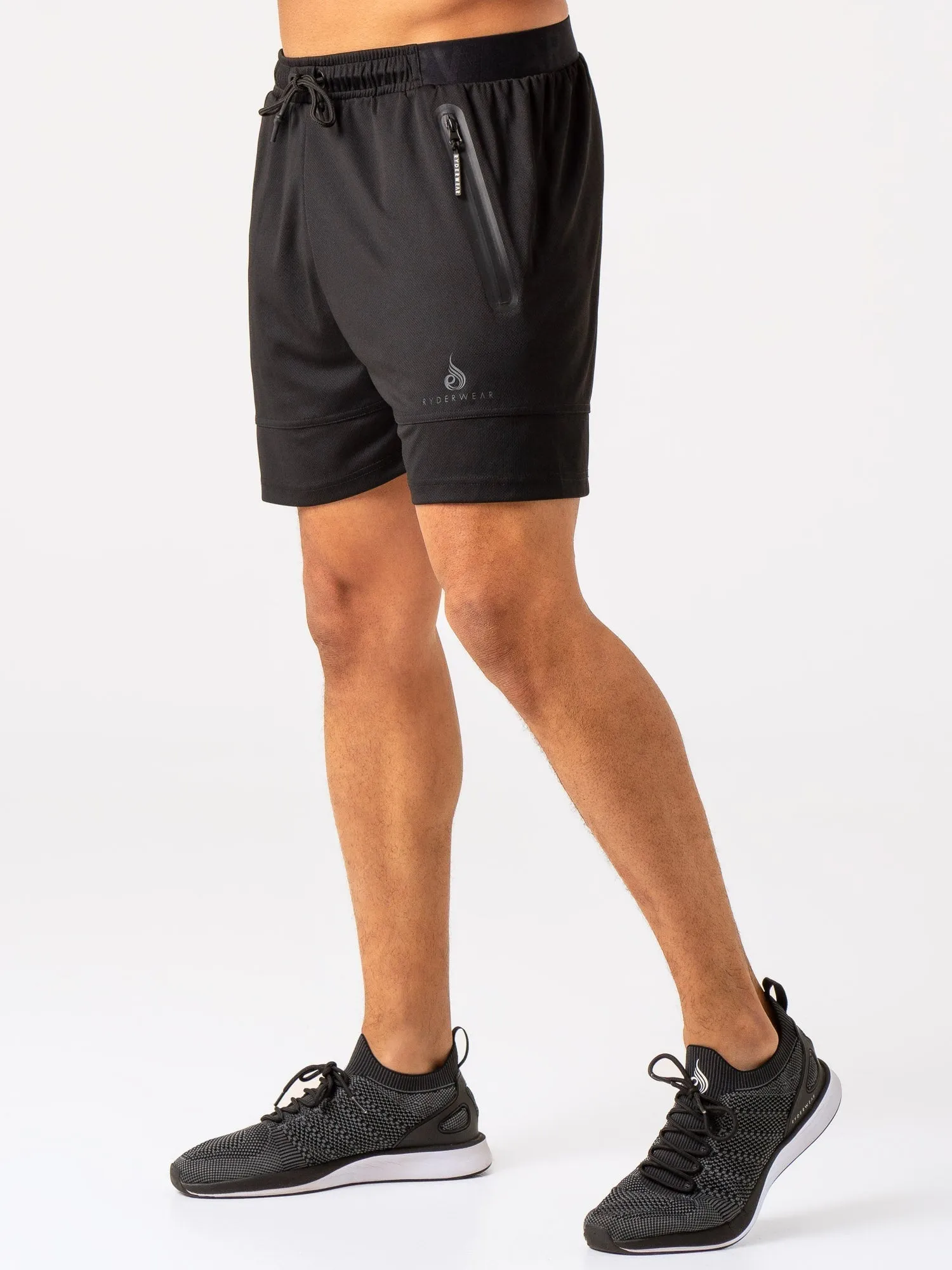 Advance Mesh Short - Black