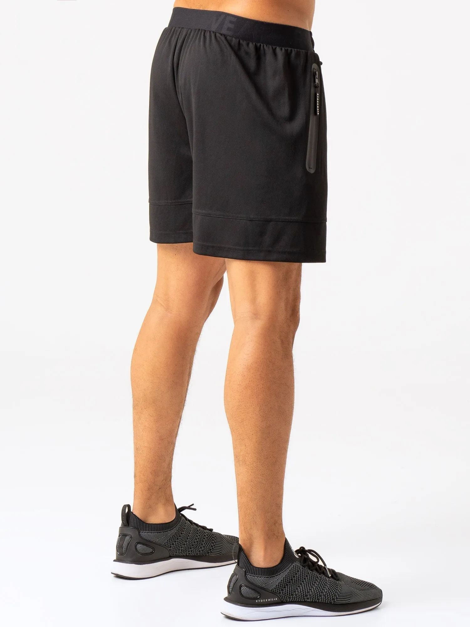 Advance Mesh Short - Black