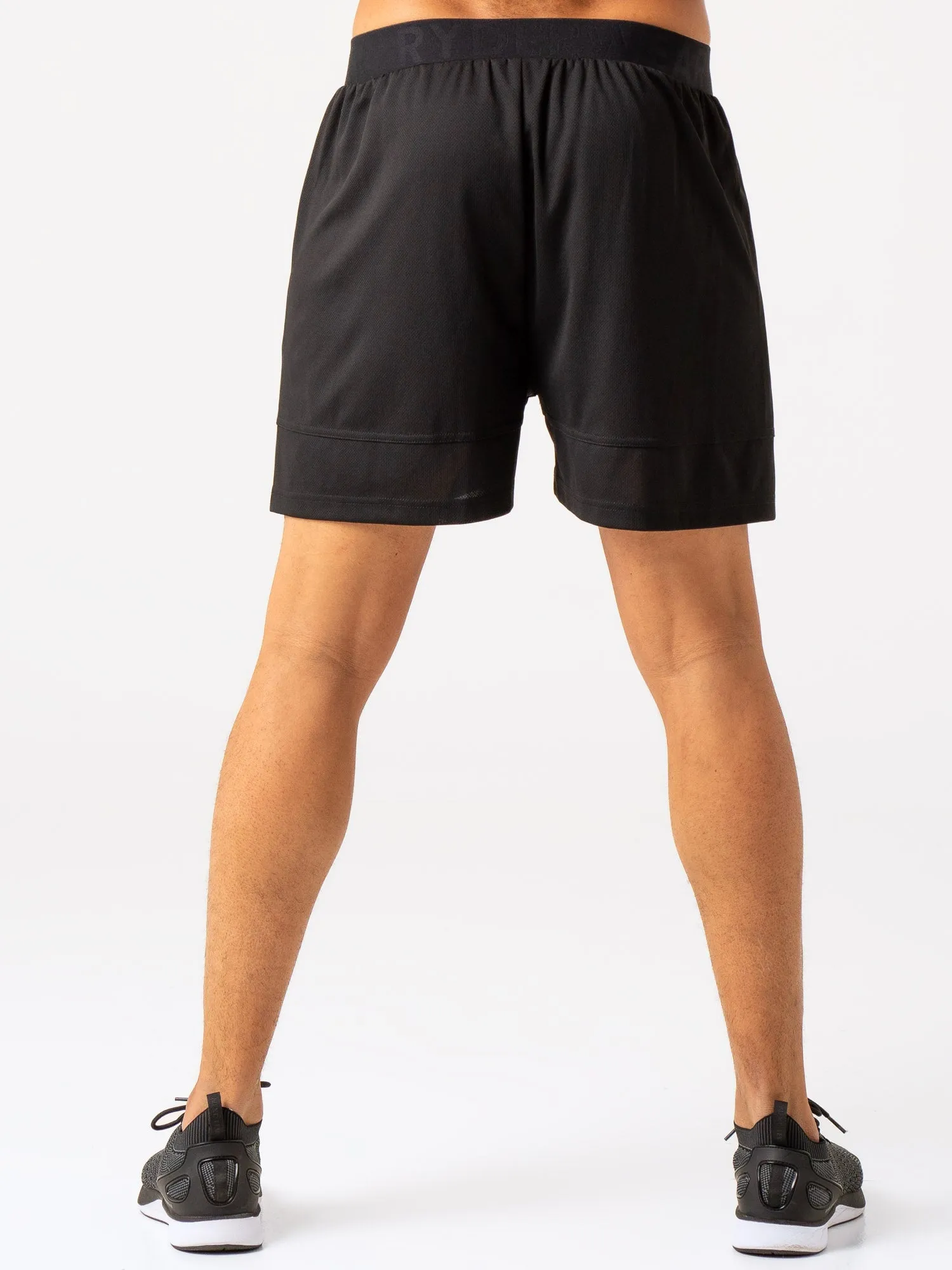 Advance Mesh Short - Black
