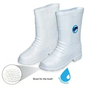 AFN White Lightweight Heavy Duty Deck Boots