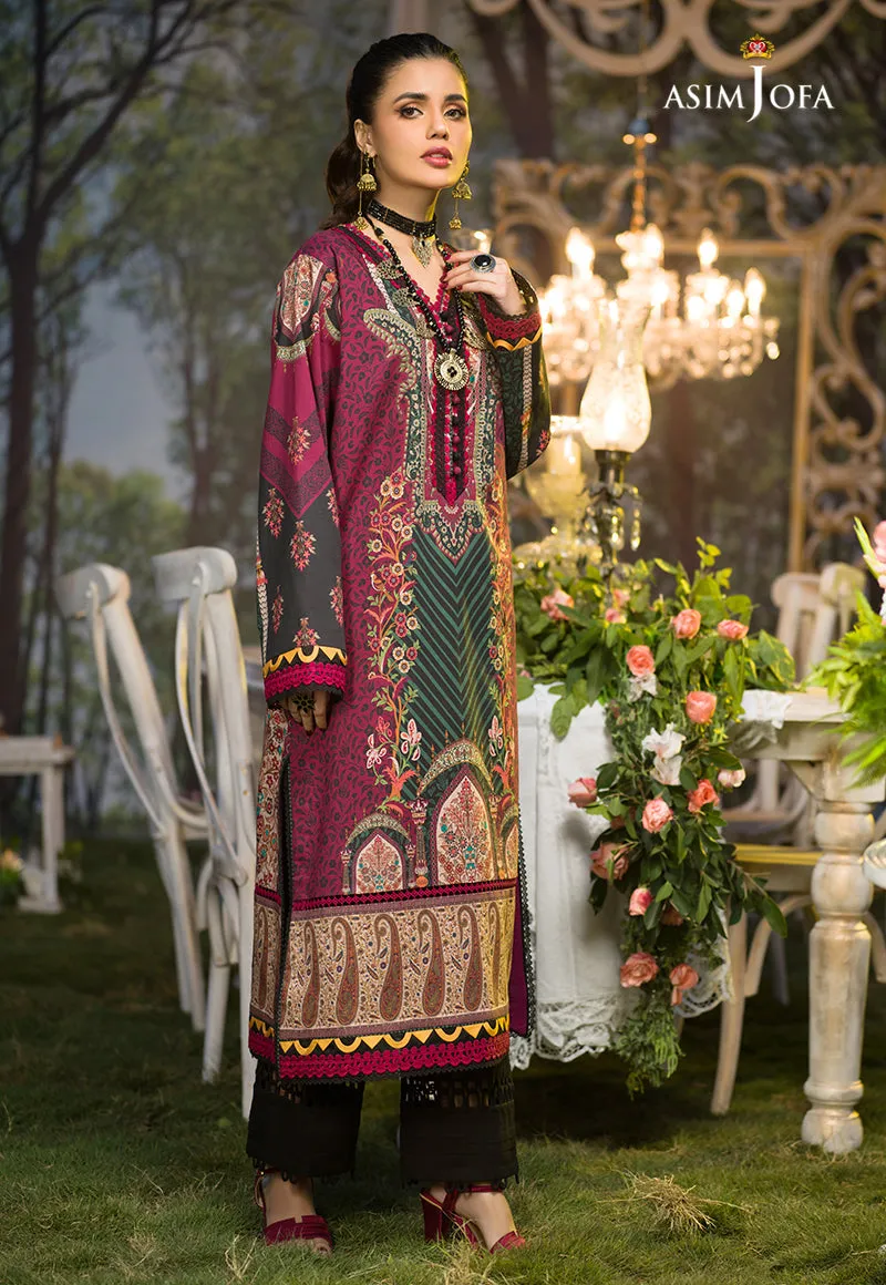 AJPR-26 | Asim Jofa Prints Rania Collection 2022 | Unstitched Embroidered Lawn Suits