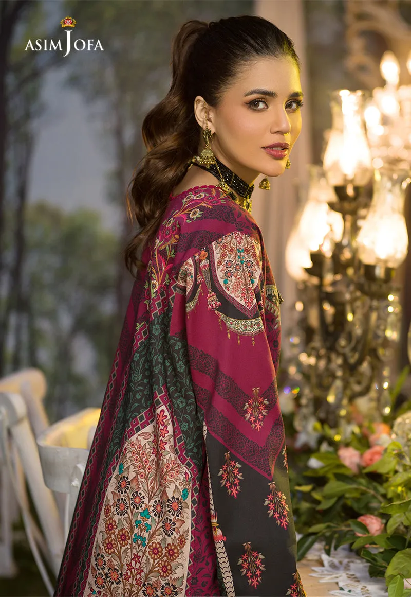 AJPR-26 | Asim Jofa Prints Rania Collection 2022 | Unstitched Embroidered Lawn Suits