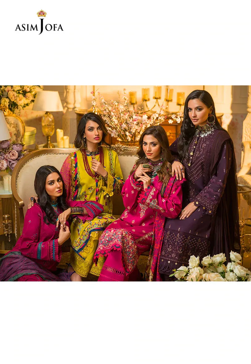 AJPR-39 | Asim Jofa Prints Rania Collection 2022 | Unstitched Embroidered Lawn Suits