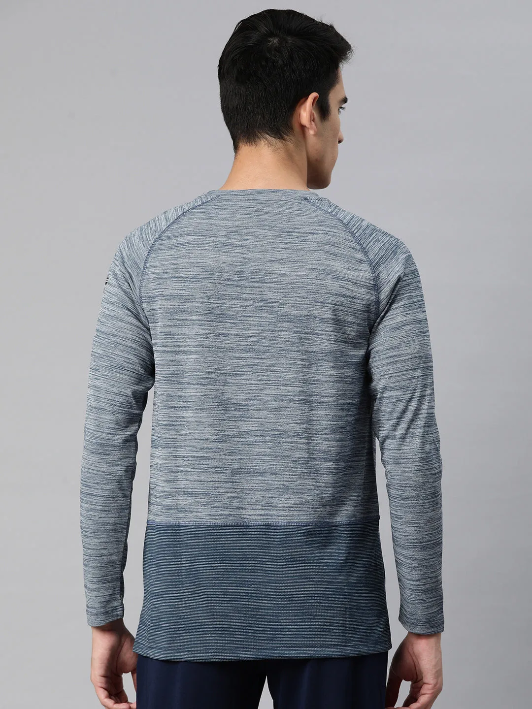 Alcis Men Brand Logo Printed Anti Static Slim Fit T-shirt