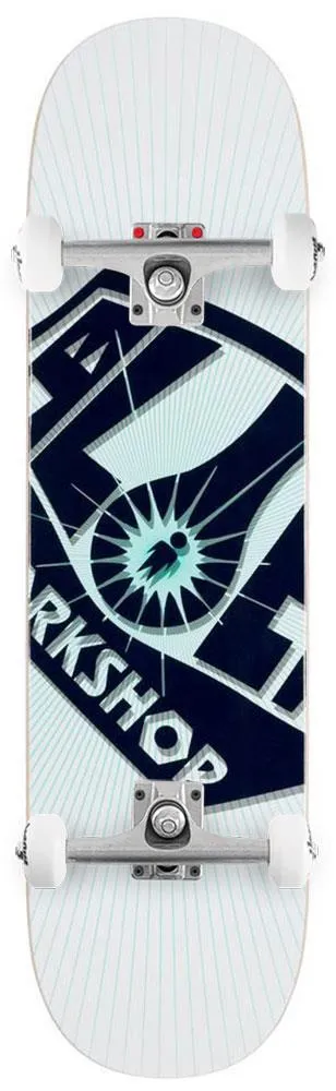 Alien Workshop OG Burst White Yellow x Venom Custom Complete Skateboard - 8.5"