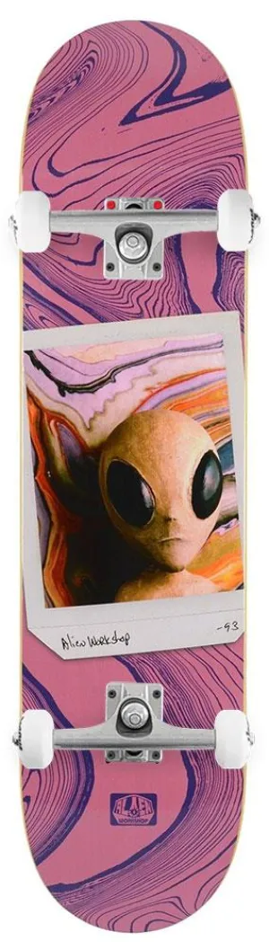 Alien Workshop Polaroid Redux Purple x Venom Custom Complete Skateboard - 7.625"