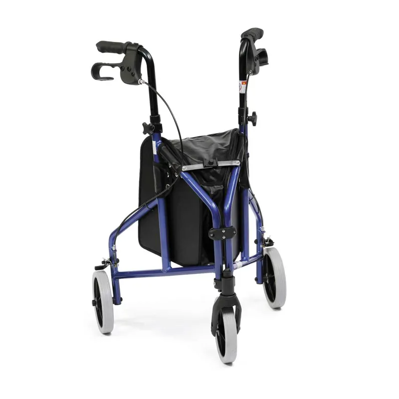 Aluminium Tri Walker with Bag | Blue