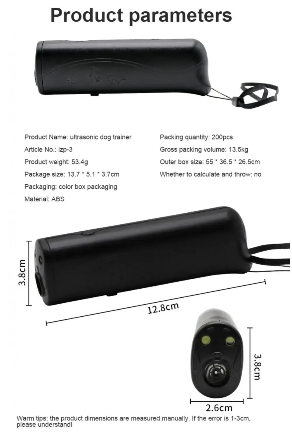 Anti-Barking Device For Dogs