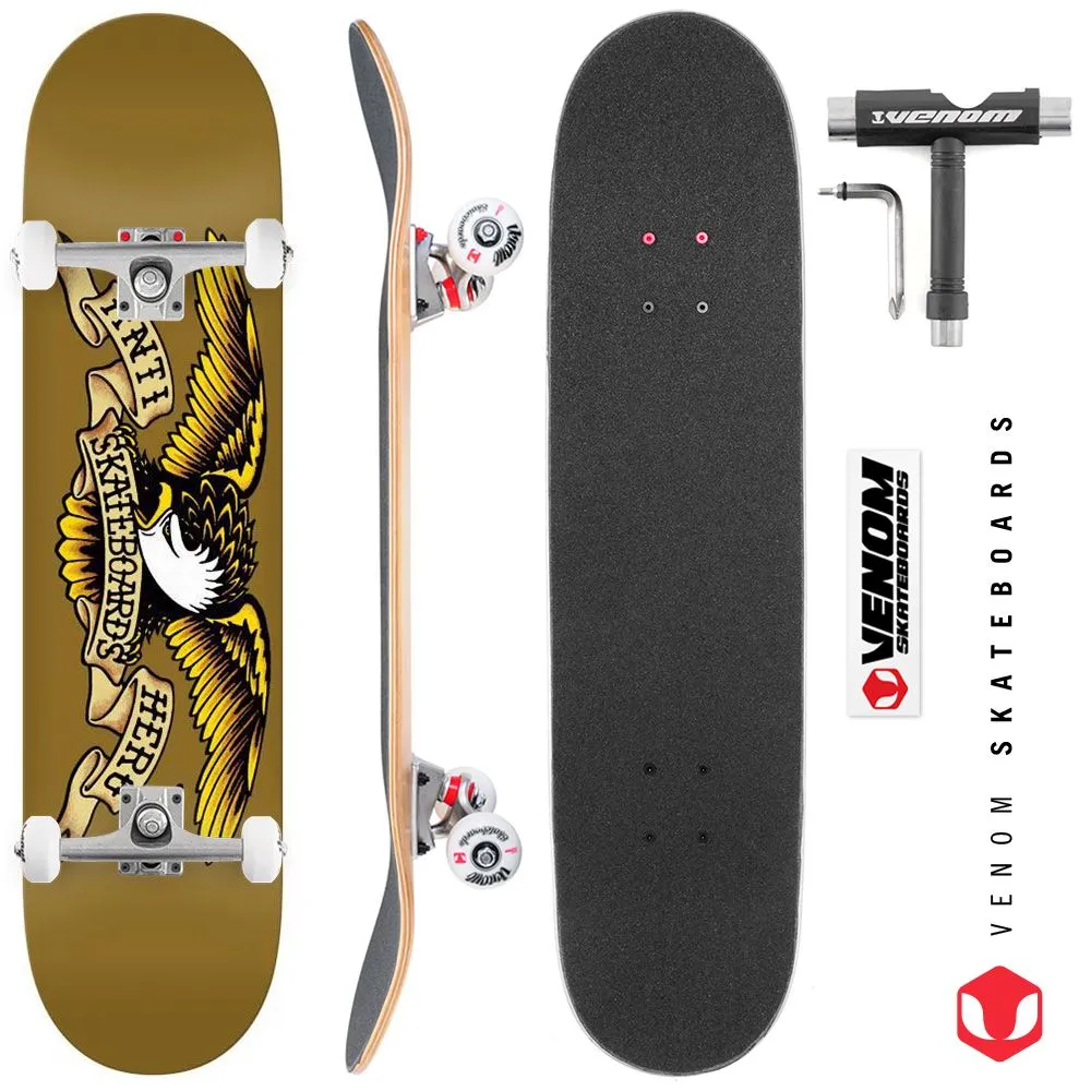 Anti Hero Classic Eagle 8.06 Custom Complete Skateboard - 8.06"