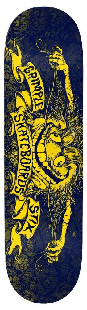 Anti Hero PP Grimplestix Custom Complete Skateboard - 7.75"