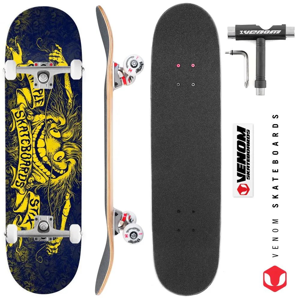 Anti Hero PP Grimplestix Custom Complete Skateboard - 7.75"