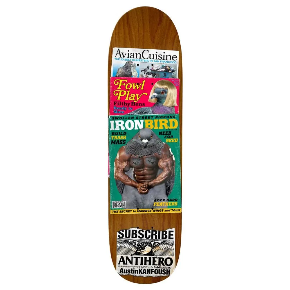 Anti Hero Pro Kanfoush Pigeon Vision x Venom Custom Complete Skateboard - 8.55"